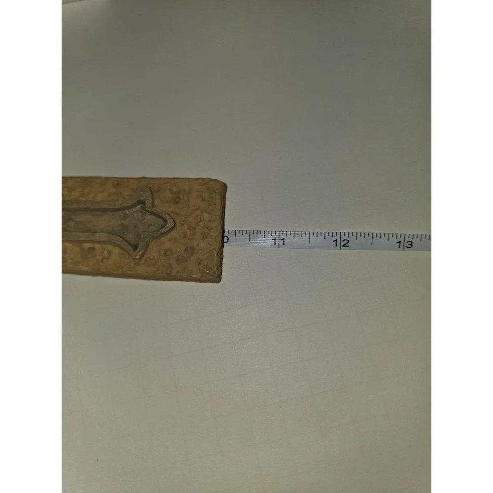 vintage resin Rejoice‎ religious cross decorative stone texture floral daisy
